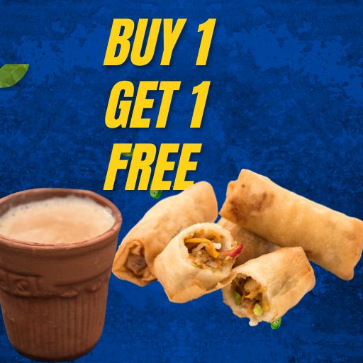 Buy Any Roll & Get 1 Cold Drink / Tea Free